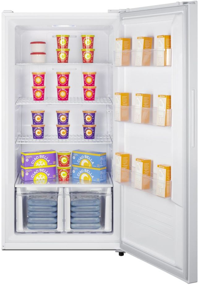 Summit® 17 Cu. Ft White Upright Freezer-3