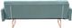 A & B Home Alicia Gold/Teal Sofa Bed-4