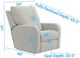 Catnapper® Lullaby Pebble Power Auto Glide Recliner with Power Headrest-1