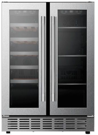 Vitara 23" Stainless Steel Wine Cooler and Beverage Center -0