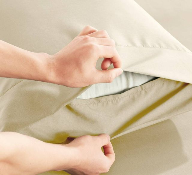 Sleeptone® Basics Griptone™ 6-Piece Cream Premium Bamboo Full Sheet Set-4
