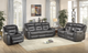 Mazin Furniture Lance Dark Gray Power Double Reclining Sofa-4