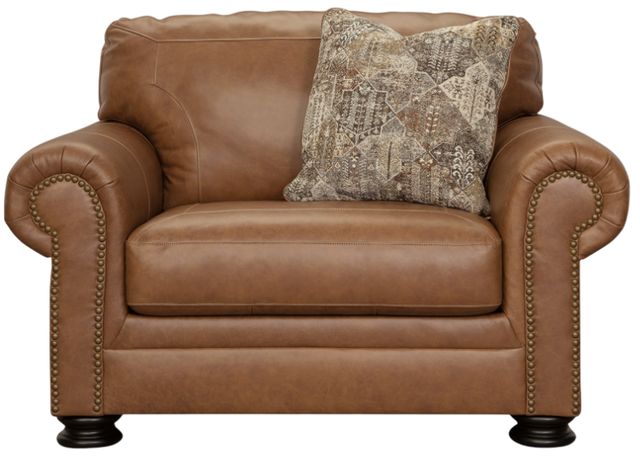 Signature Design by Ashley® Carianna Caramel Chair and a Half-1