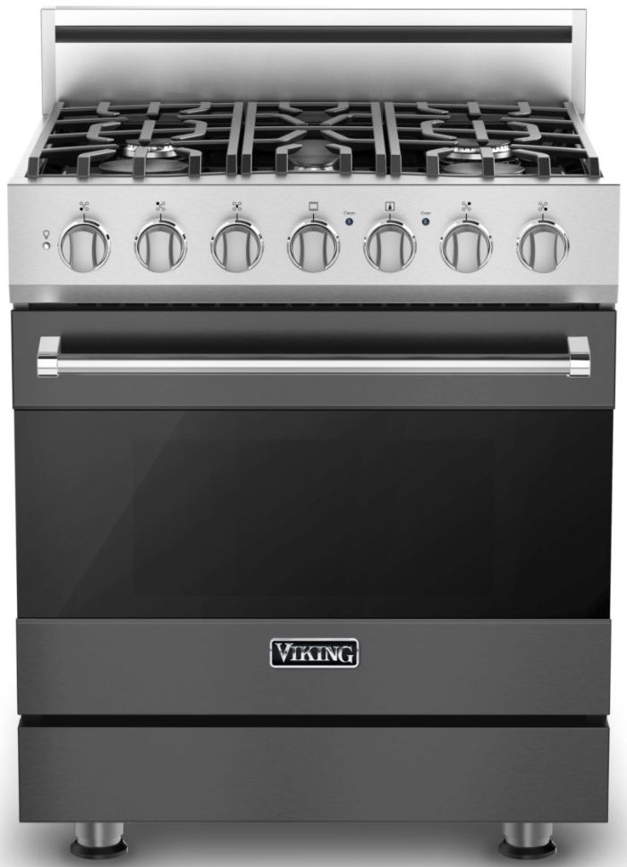 Viking® 3 Series 30" Damascus Gray Pro Style Natural Gas Range