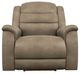 La-Z-Boy® Redwood Mushroom Power Rocking Recliner with Headrest and Lumbar-1