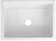 ZLINE Venice 24" White Gloss Farmhouse Single Bowl Fireclay Kitchen Sink-5