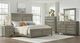 Elements International Kendari Grey Queen Panel Bed-4