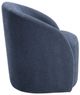 Homelegance® Dalhart Blue Swivel Chair-3