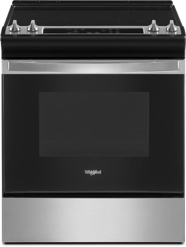 Whirlpool® 30" Stainless Steel Slide-In Electric Range-0