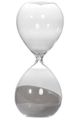 A & B Home Ferdinand Smoke Gray 30-Minute Hourglass-0