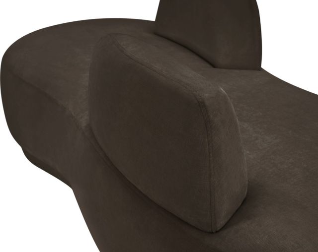 Meridian Furniture Argyle Brown Chenille Fabric Chaise-3