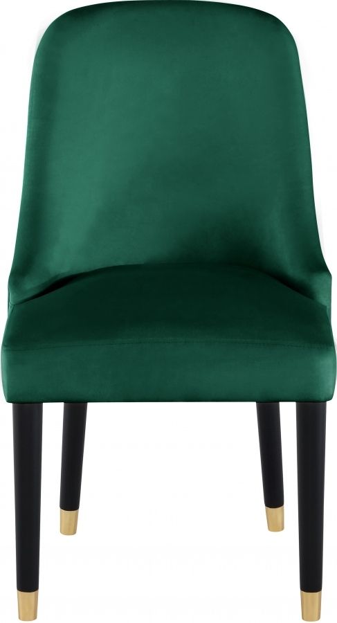 Meridian Furniture Omni Green Velvet Dining Chair-2