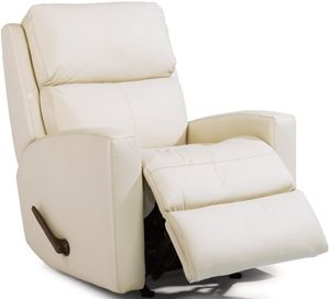 view of the Flexsteel® Catalina Off-White Rocking Recliner