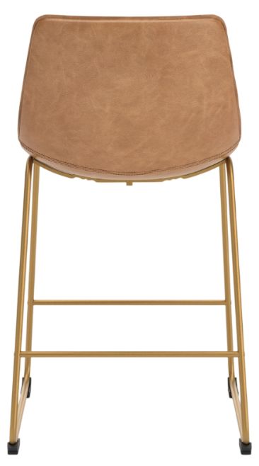 Signature Design by Ashley® Crandox Gold/Toast Upholstered Bar Stool-3