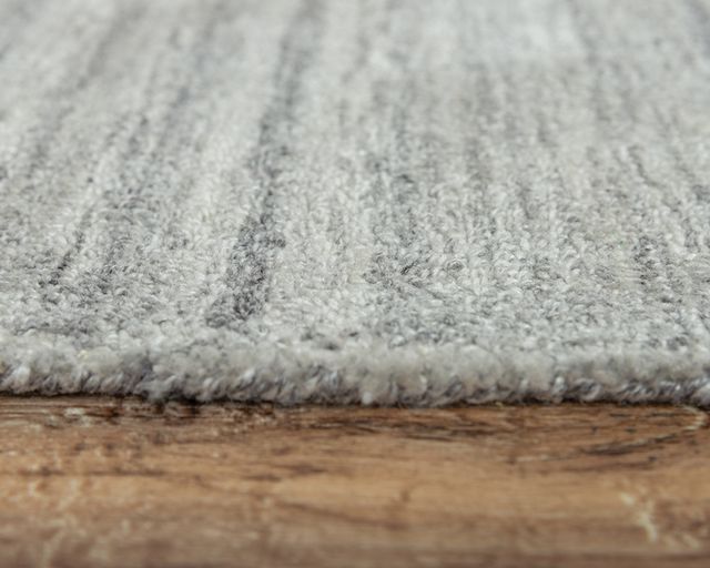 Rizzy Home Seasand Light Gray 5'x8' Rectangular Rug-1