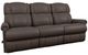 La-Z-Boy® Pinnacle Umber Leather Manual Wall Reclining Sofa-0
