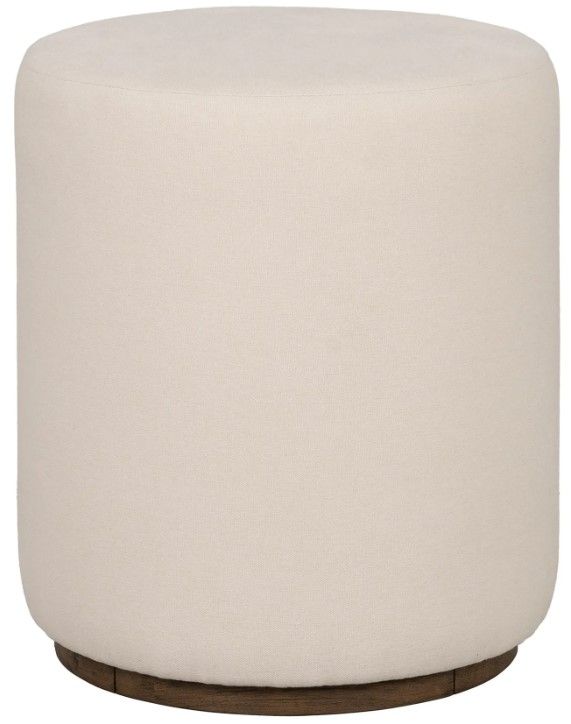 Flexsteel® Lyra Ivory Pouf-0