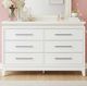 Liberty Furniture Reflections Pearl White Youth Dresser with Lights-1