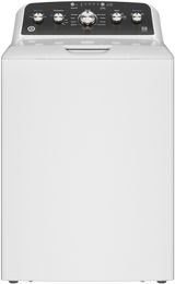 GE® 4.5 Cu. Ft White Agitator Top Load Washer with Stainless Steel Basket, Cold Plus and Wash Boost