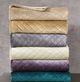 HiEnd Accents Velvet Diamond 3-Piece Oatmeal King Bedding Bundle-2