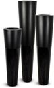 Le Present Duo Black 47.5" Slim Planter-1