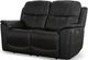 Flexsteel® Crew Raven Power Reclining Loveseat with Power Headrests and Lumbar-2