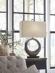 Signature Design by Ashley® Saria Antique Silver Table Lamp-3