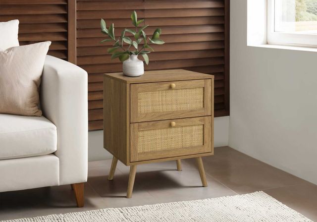 Monarch Specialties Inc. Walnut End Table -2