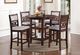New Classic® Home Furnishings Gia 5-Piece Cherry Counter Height Table Set-1