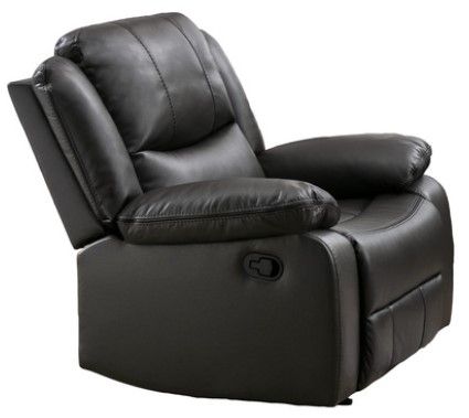 Mazin Furniture McLeod Gray Manual Rocker Reclining Chair-0