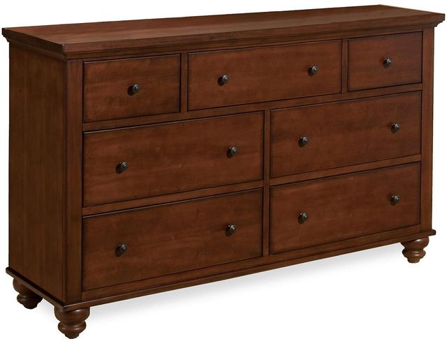 cherry brown dresser Furniture of America Fromberg Brown Cherry Dresser