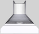 Vent-A-Hood® 36" White Wall Mounted Range Hood-2