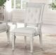 Furniture of America® Stella Mia 2-Piece Ivory Dining Arm Chair Set-1