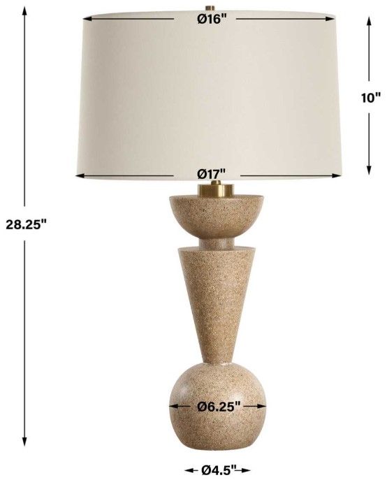 Uttermost® Cullum Sand Table Lamp-2