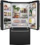 Café™ 33" 18.6 Cu. Ft. Matte Black Counter Depth French Door Refrigerator-3