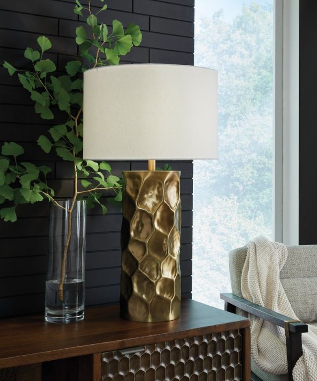 Signature Design by Ashley® Marshawn Gold Table Lamp-4