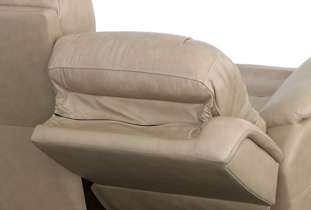 Flexsteel® Crew Pebble Power Reclining Sofa with Power Headrests and Lumbar-6