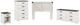 Signature Design by Ashley® Shawburn 4-Piece Whitewash Queen Panel Headboard Bedroom Set-0