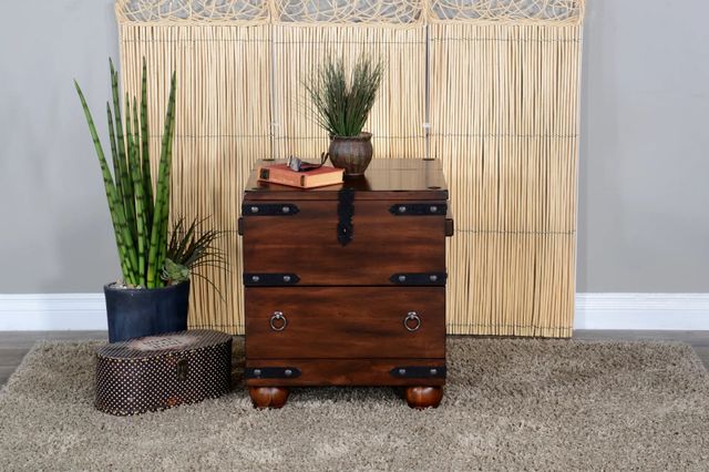 Sunny Designs™ Santa Fe Dark Chocolate Trunk Coffee Table-1
