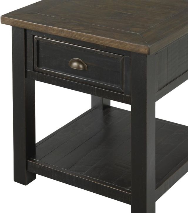 Martin Svensson Monterey Brown End Table with Black Base-4