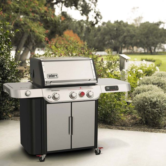Weber® Grills® Genesis 3-Burner Stainless Steel Smart Freestanding Liquid Propane Gas Grill-8
