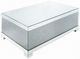 ACME Furniture Mallika Mirrored Top Coffee Table with Faux Crystals Base-0