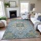 Dalyn™ Rug Company Silk Road SR6 Aqua 5'x8' Area Rug-4