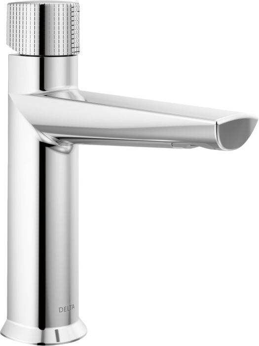 Delta Galeon® Lumicoat® Chrome Single Knob Handle Bathroom Faucet-0