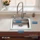 Elkay Lustertone® Classic Lustrous Satin 19-1/2" x 19" x 5" OS4-Hole Single Bowl Drop-In ADA Sink-4