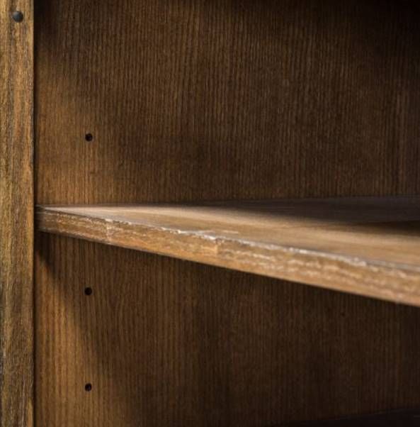 Liberty Furniture Stone Brook Rustic Saddle Executive Computer Credenza-6