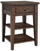 Liberty Furniture Lake House Rustic Brown Oak Chairside Table-0