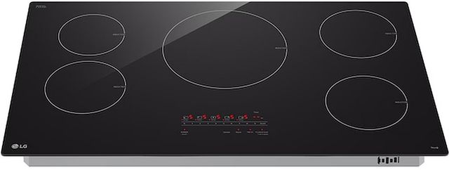 LG 36" Black Smart Induction Cooktop with UltraHeat™ 4.3kW Element-0