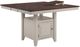 TEI St. Pete Mocha Rectangular Gathering Table with Sand Base-1