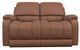 La-Z-Boy® Greyson Caramel Leather Power Reclining Loveseat with Headrest-1